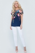 Блуза с закупки Avili женская одежда по приемлемым ценам, размер 46 подойдёт на 48. Обр. 8924-895-71-77