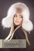 Ушанка полярная лиса с закупки Меховые шапки DavidovFox